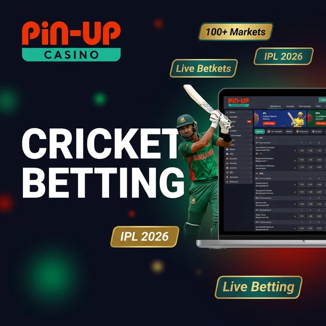 Pin Up Bet cricket betting — IPL, BPL, T20 World Cup Bangladesh