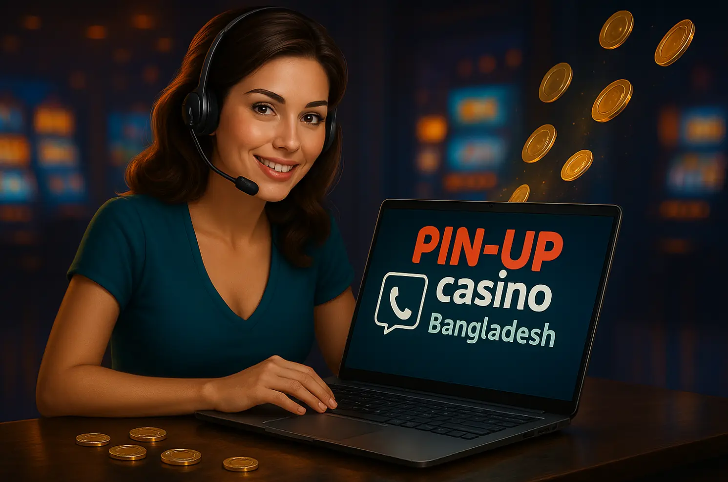 pin up casino support